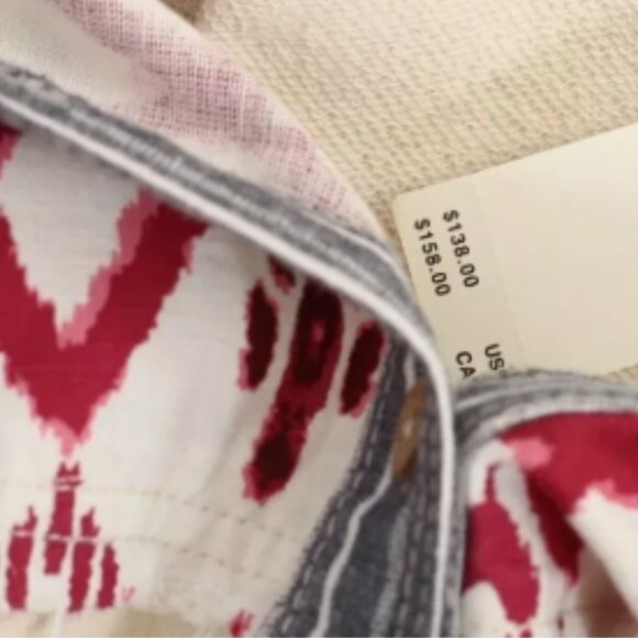 Brand New by Anthropologie Pilcro Crafted Button-Front Hooded Pullover Top - Picture 7 of 11